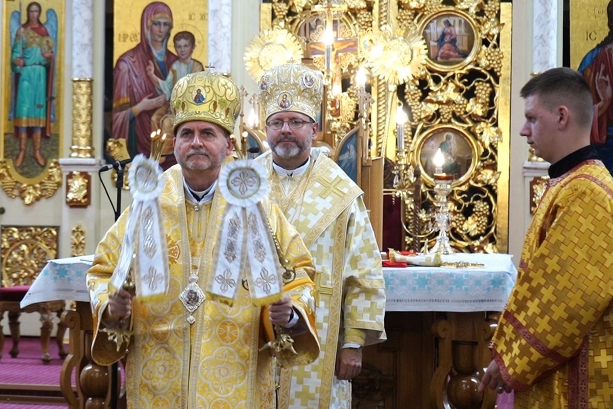 Блаженніший Святослав привітав владику Дмитра Григорака із 70-річчям