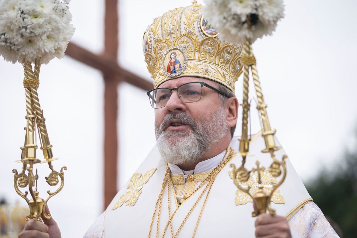 Глава УГКЦ у Волі-Довголуцькій: «Сьогодні Україна розп’ята, але під її хрестом стоїть Мати Божа»