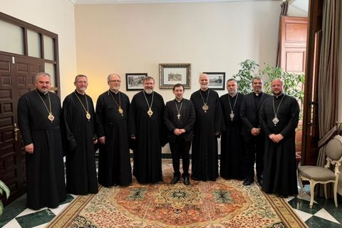 The Archbishop of Madrid Receives Bishops from the Permanent Synod of the Ukrainian Greek Catholic Church