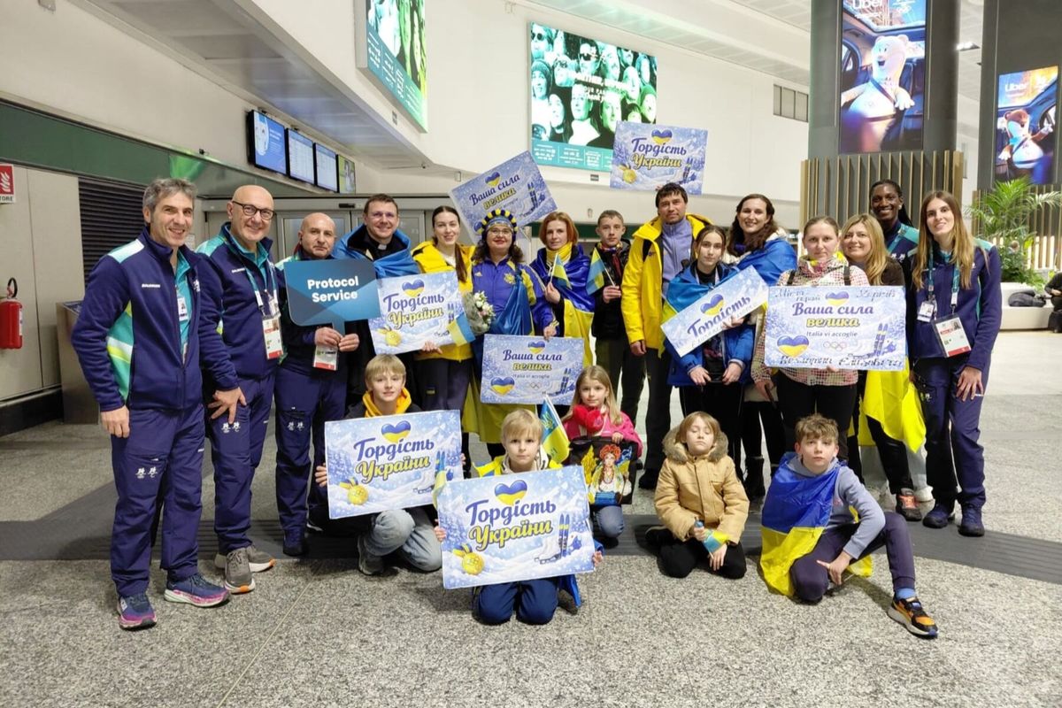 Священник УГКЦ в Італії благословив українських олімпійців перед Зимовими Олімпійськими іграми