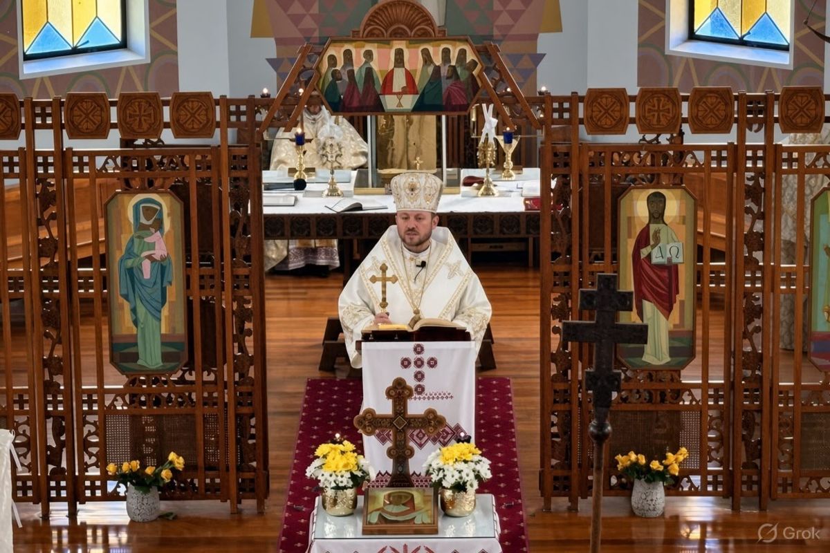 Владика Микола Бичок у Брізбені закликав до відповідальності за власні вчинки та небайдужості до ближніх