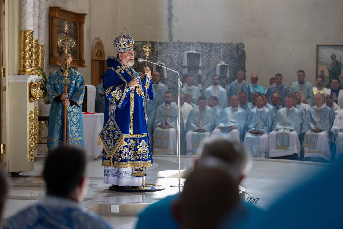 Проповідь Блаженнішого Святослава у свято Покрову Пресвятої Богородиці та в день архиєрейської хіротонії владики Терентія Цапчука в Чорткові