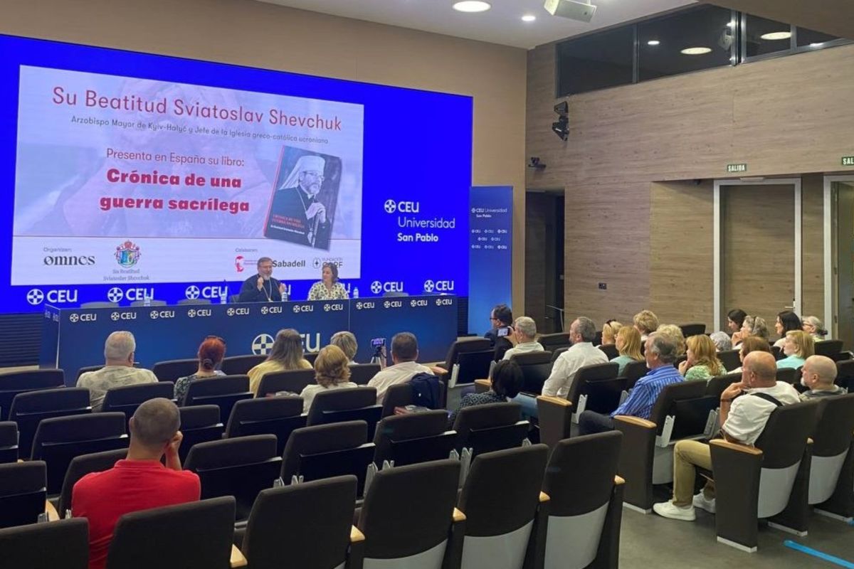 У Мадриді відбулася презентація книжки Блаженнішого Святослава «Хроніки святотатської війни»