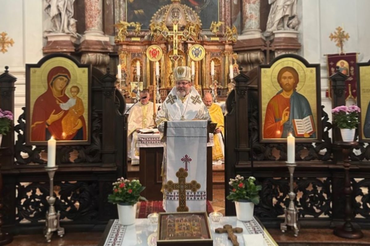 Проповідь Блаженнішого Святослава у церкві Святого Марка для української громади Зальцбурга (Австрія)