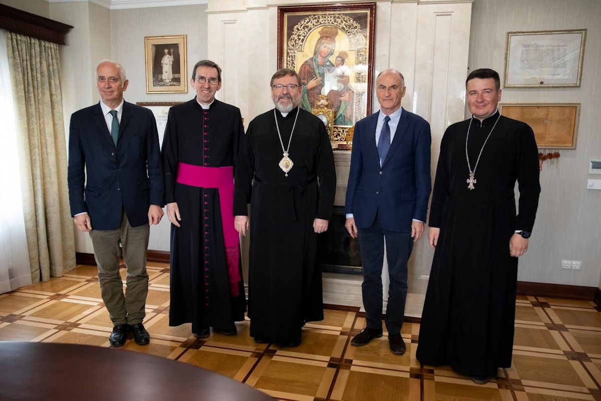 Глава УГКЦ зустрівся з керівництвом французької благодійної організації «L’Œuvre d’Orient»