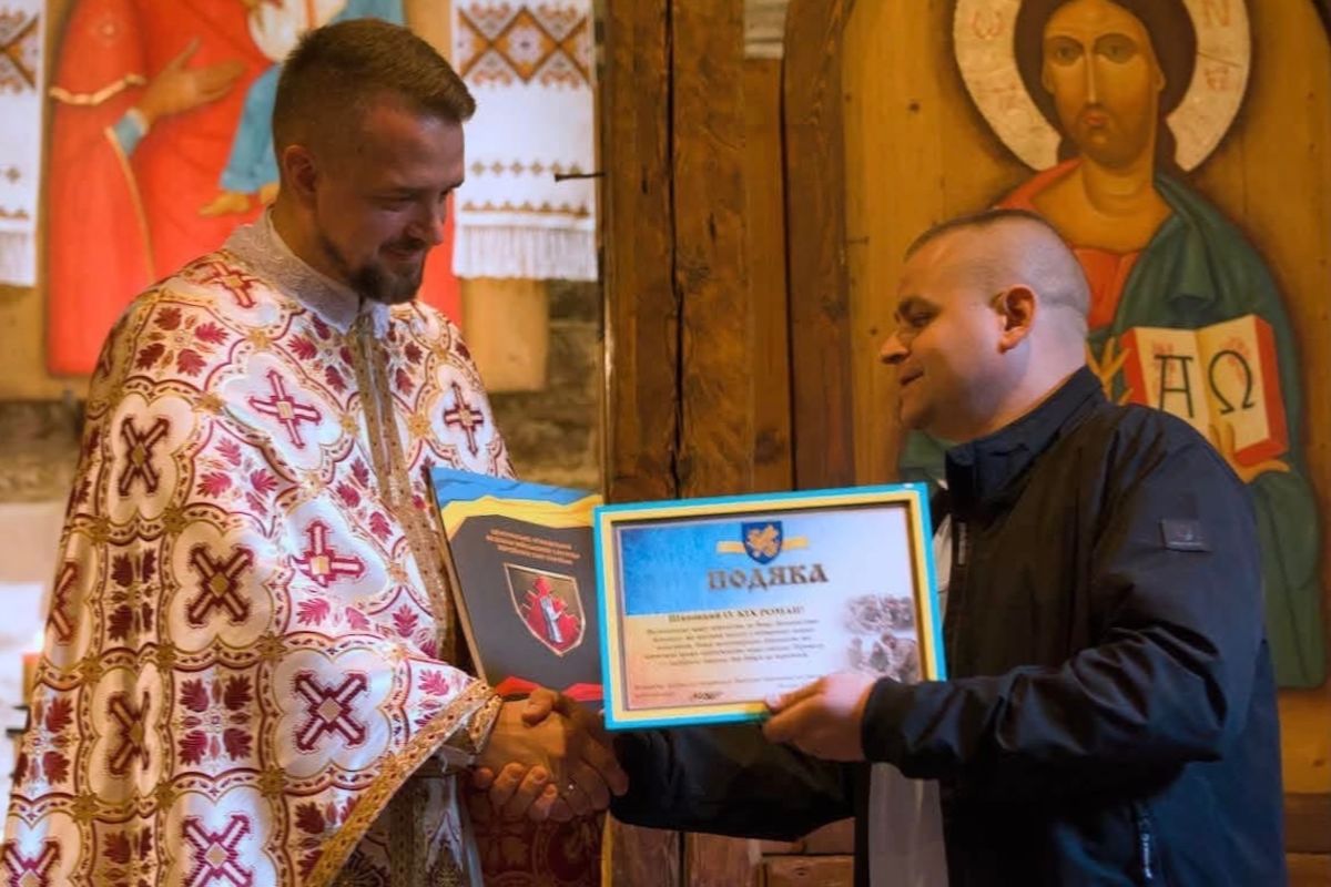 Пароха громади УГКЦ у Таллінні нагородили відзнакою Головнокомандувача ЗСУ