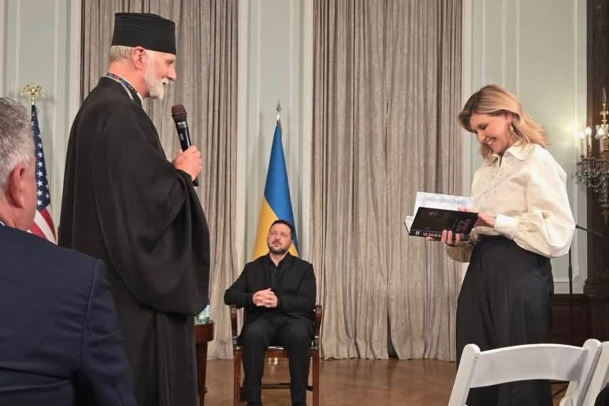 Митрополит Борис Ґудзяк і владика Павло Хомницький зустрілися із Президентом України у Нью-Йорку
