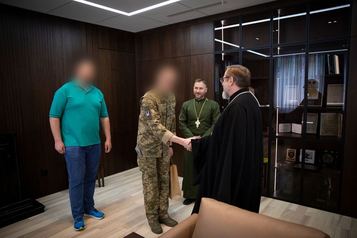 «Ідея спротиву — це дуже глибока, дуже християнська ідея»: Глава УГКЦ зустрівся із представниками командування Сил спеціальних операцій ЗСУ