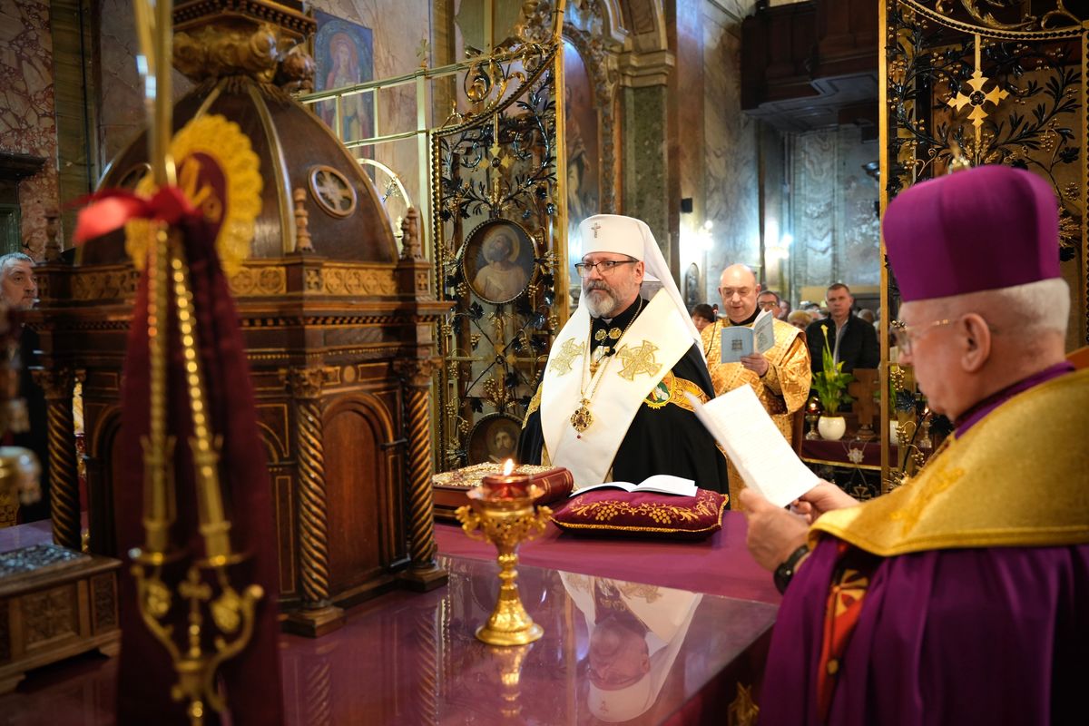 «Пам’ять і вдячність — два слова, які сьогодні приходять до нашого серця», — Глава УГКЦ під час Молебню за мир в Україні